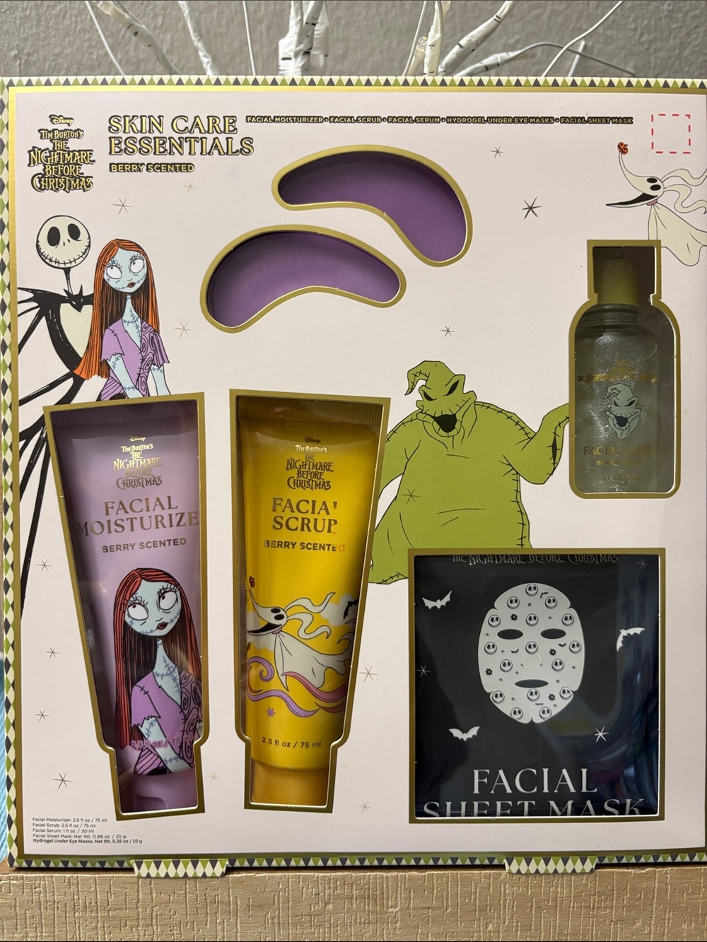 Disney The Nightmare Before Christmas Skin Care Set - Purple & Yellow NWT💕